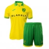 Norwich City 2025-2026 Çocuk Forma & Şort Seti Home