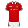Manchester United 1998 Retro Çocuk Forma & Şort Seti Home