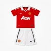 Manchester United 2011 Retro Çocuk Forma & Şort Seti Home