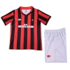Milan 1990-1991 Retro Çocuk Forma & Şort Seti Home