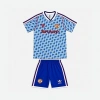 Manchester United 1990 Retro Çocuk Forma & Şort Seti Away