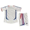 Fransa 2006 Retro Çocuk Forma & Şort Seti Away