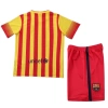 Barcelona 2013-2014 Retro Çocuk Forma & Şort Seti Away