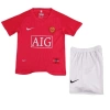 Manchester United 2007-2008 Retro Çocuk Forma & Şort Seti Home