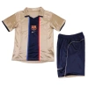 Barcelona 2001-2002 Retro Çocuk Forma & Şort Seti Away