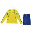 Brezilya 2002 Retro Çocuk Forma & Şort Seti Home