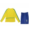 Brezilya 2002 Retro Çocuk Forma & Şort Seti Home