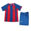 Barcelona 2004-2005 Retro Çocuk Forma & Şort Seti Home