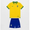 Brezilya 2006 Retro Çocuk Forma & Şort Seti Home