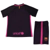 Barcelona 2016-2017 Retro Çocuk Forma & Şort Seti Away