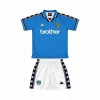 Manchester City 1997 Retro Çocuk Forma & Şort Seti Home