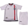 İngiltere 2002 Retro Çocuk Forma & Şort Seti Home