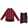 Milan 2006-2007 Retro Çocuk Uzun Kol Forma & Şort Seti Home
