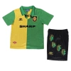 Manchester United 1992-1994 Retro Çocuk Forma & Şort Seti Away