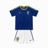 Brezilya 2010 Retro Çocuk Forma & Şort Seti Away