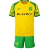 Norwich City 2026-2027 Çocuk Forma & Şort Seti Home