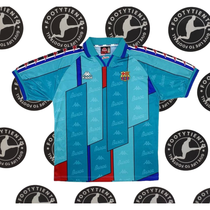 Barcelona 1996 - 1997 Retro Jersey - Footytiento