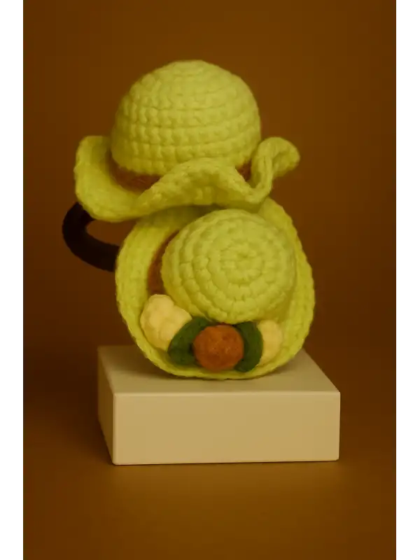 İkili El Örmesi Şapka Toka