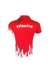 Uhlsport Türkiye Alev Desenli Polo Tişört Kırmızı
