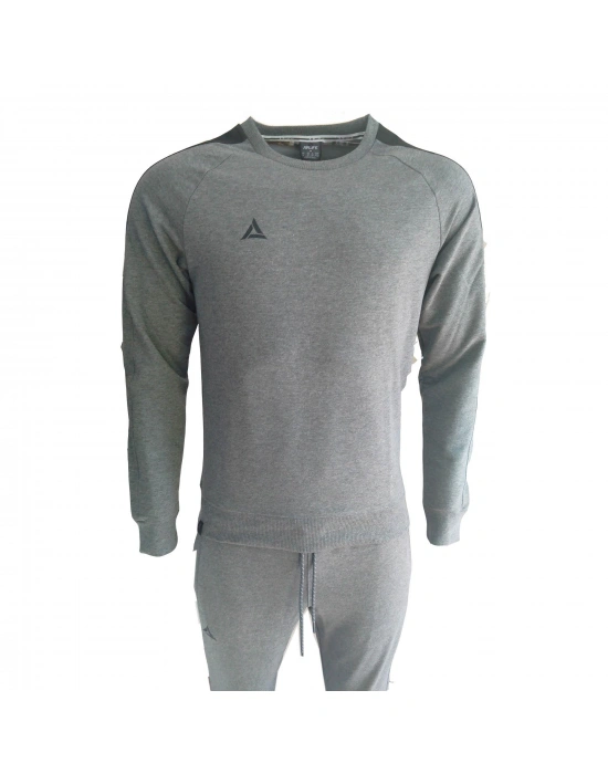 Airlife Gri Pamuklu Antreman Eşofmanı