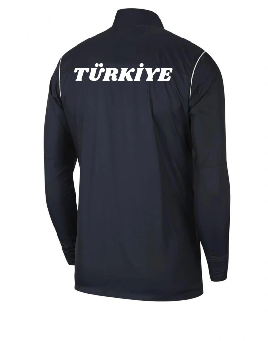 Nike RPL Park20 Milli Takım Baskılı Yağmurluk BV6881 Siyah