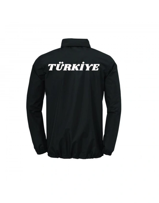 Uhlsport Milli Takım Baskılı Yağmurluk 1101750 Siyah