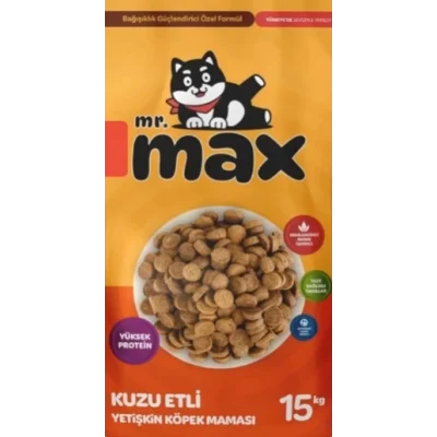 Mr. Max Yetişkin Köpek Maması Kuzulu 15 Kg
