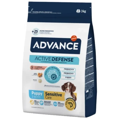 Advance Mini Puppy Sensitive Somonlu Küçük Irk Yavru Köpek Maması 3 Kg
