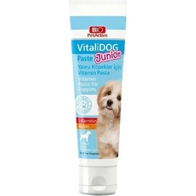 Bio PetActive Vitalidog Paste Junior Köpek Multivitamin Macunu 100 Ml