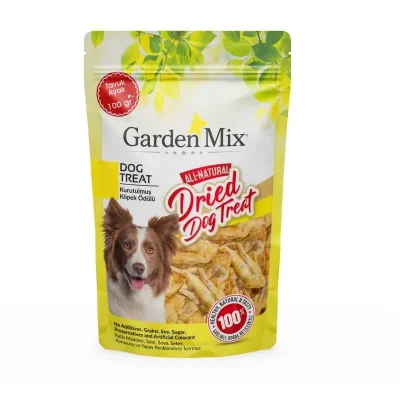 Garden Mix Kurutulmuş Tavuk Ayak Köpek Ödül Maması 100 g