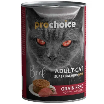 Pro Choice Biftekli Kedi Konservesi Pate 400 Gr