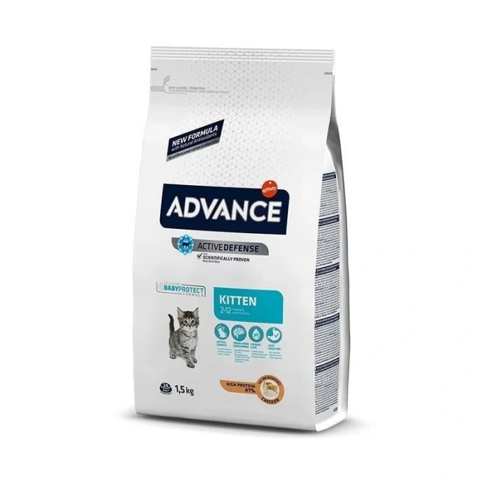 Advance Kitten Tavuklu Ve Pirinçli Yavru Kedi Maması 1.5 Kg