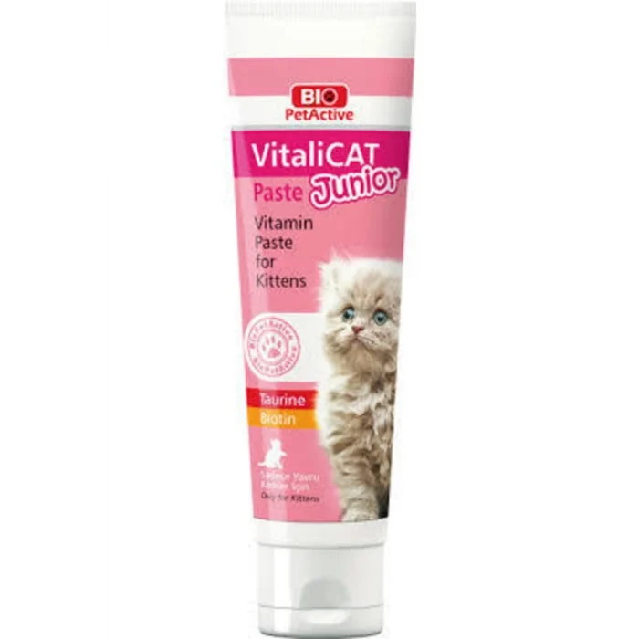 Bio PetActive Vitalicat Junior Paste 100 ml Yavru Kediler Için Vitamin
