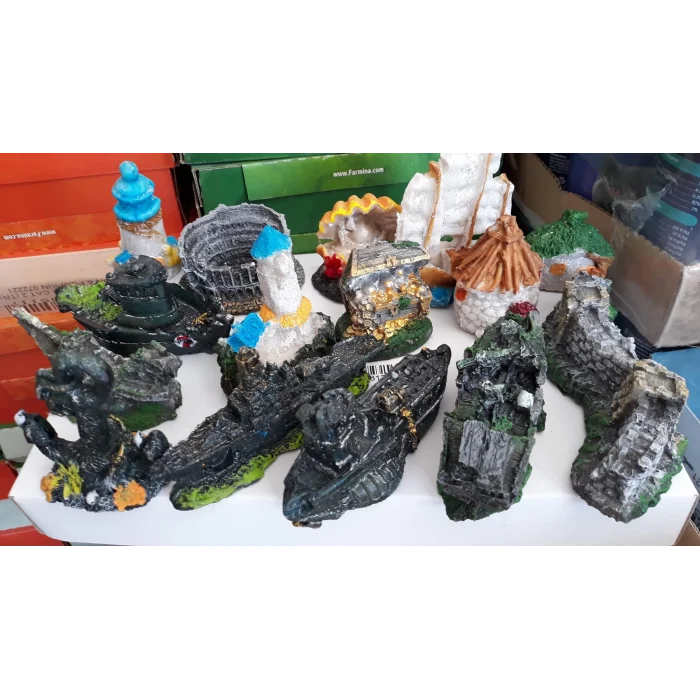 Orta Boy Akvaryum Dekorları