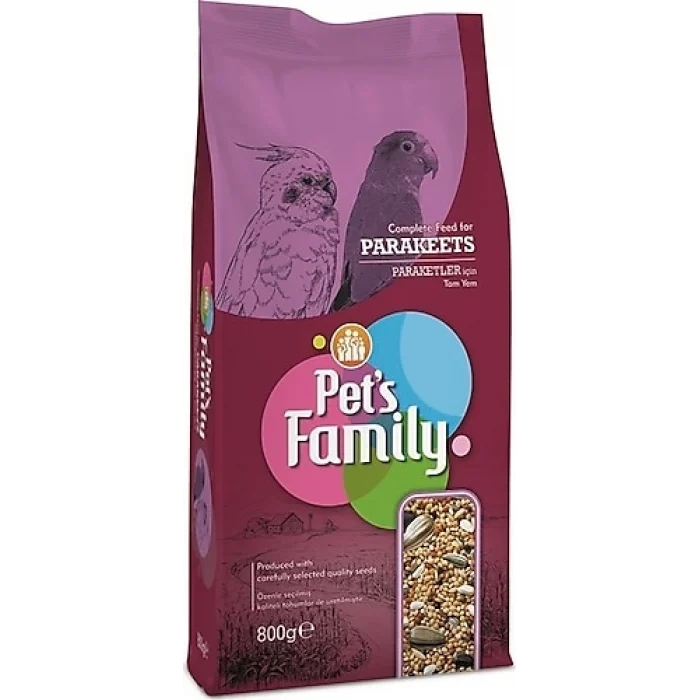 Pets Family Paraket Yemi 800 Gr