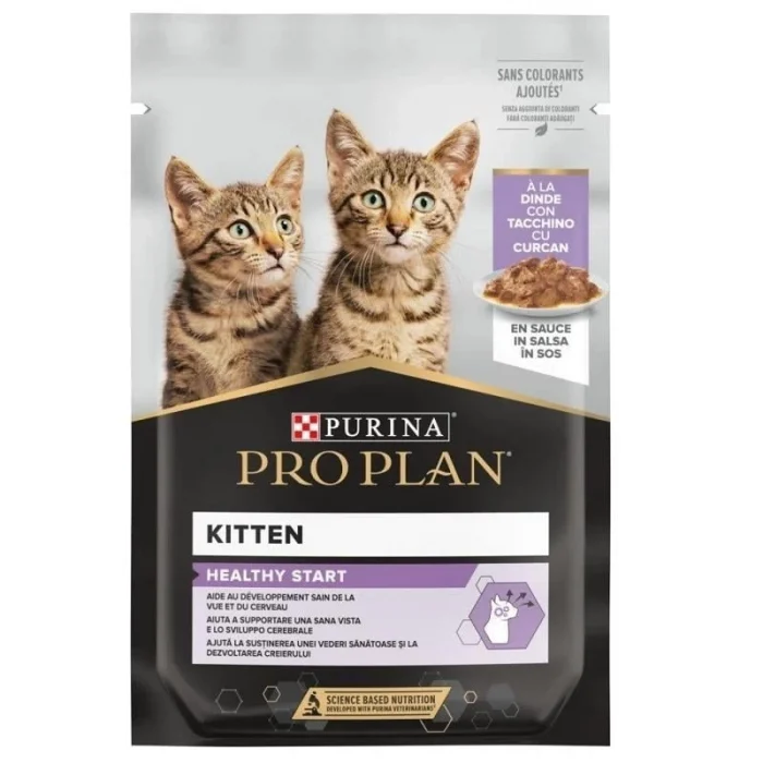 Pro Plan Kitten Pouch Hindili Yavru Kedi Pouch 85 Gr
