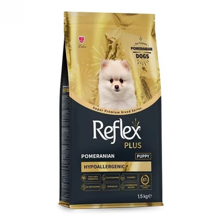 Reflex Plus Pomeranian Hipoalerjenik Yavru Köpek Maması 1,5 kg