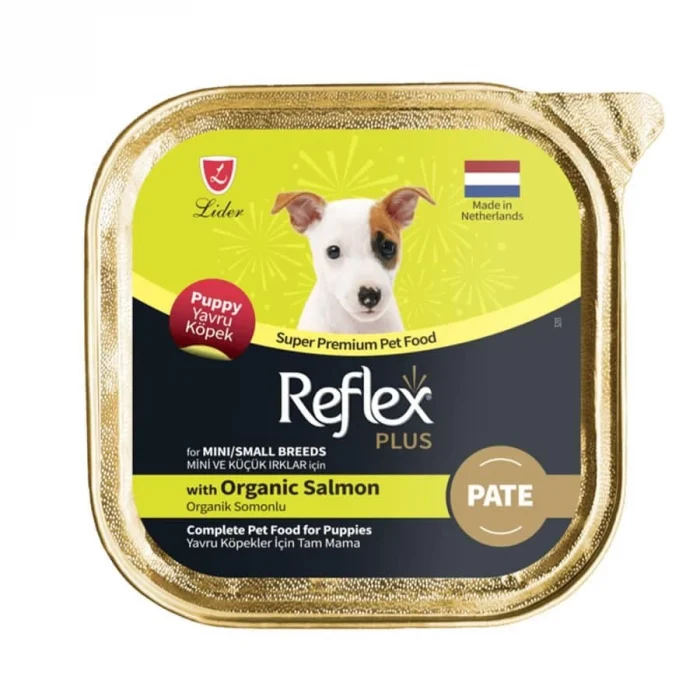 Reflex Plus Somonlu Mini ve Küçük Irklar İçin Yavru Köpek Konservesi 85gr
