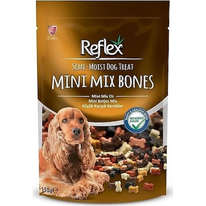 Reflex Semi-Moist Mini Mix Bones 150 gr Köpek Ödül Maması