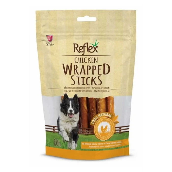 Reflex Tavuklu Çıtır Köpek Ödül Çubuğu 80 Gr