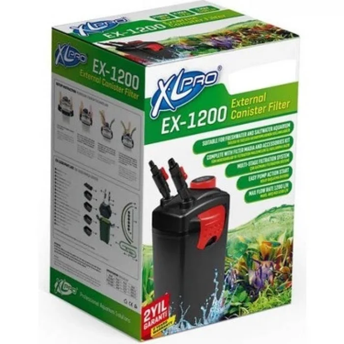 Xlpro Ex-1200 28 W 1200 Lt/S Akvaryum Dış Filtre