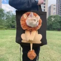 Aslan Figürlü Kedi Ve Köpek Taşıma Çantası