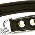 Doggie Konfor Deri Zincirli 2x35-45 cm Köpek Boğma Tasma