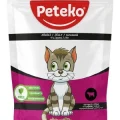Peteko Pouch Jelly Biftek Kedi Konserve 85 Gr