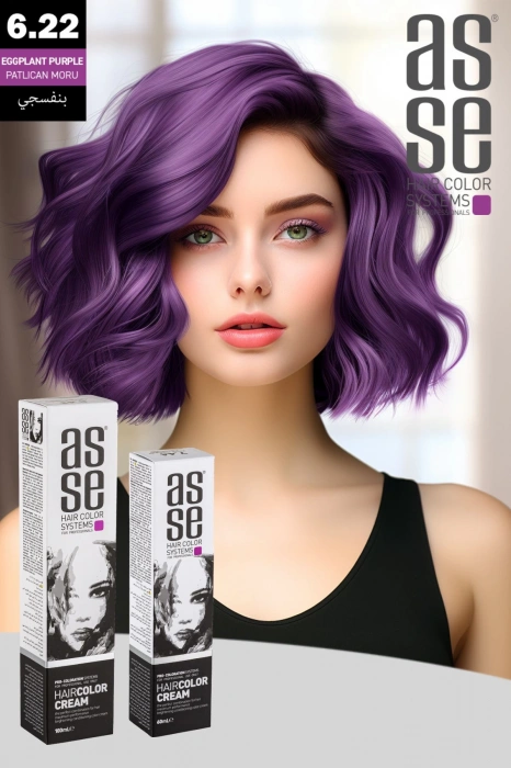 6.22 Patlıcan Moru - 60ml Tüp Boya