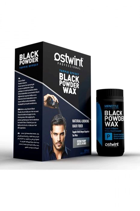Ostwint Professional Siyahlaştırıcı Şekil Verici Topik Etkili Pudra Black Powder Wax – 20 gr