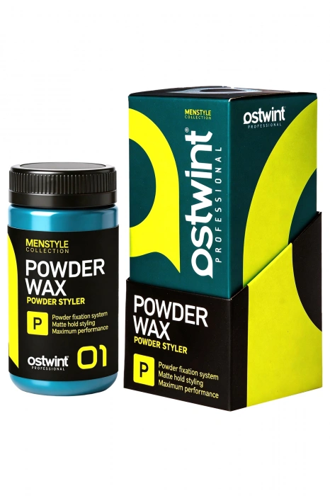 Ostwint Saç Şekillendirici Pudra - Toz Wax 20g Güçlü Tutuculuk, Mat Bitiriş, Hacim ve Doku, Yeşil