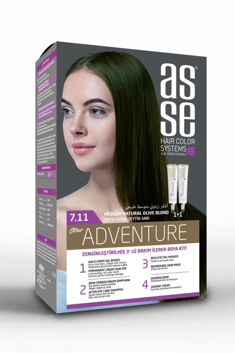 7.11 Medium Natural Olive Yellow 50+50ml Set Paint