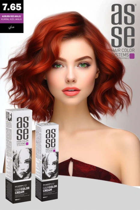 7.65 Auburn Red Acaju - 100ml Tube Paint