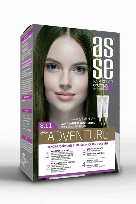 8.11 Light Natural Olive Yellow 50+50ml Set Paint